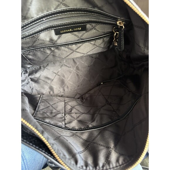 Michael Kors Elson Python Embossed Convertible Satchel Top Handle Crossbody - Picture 15 of 16